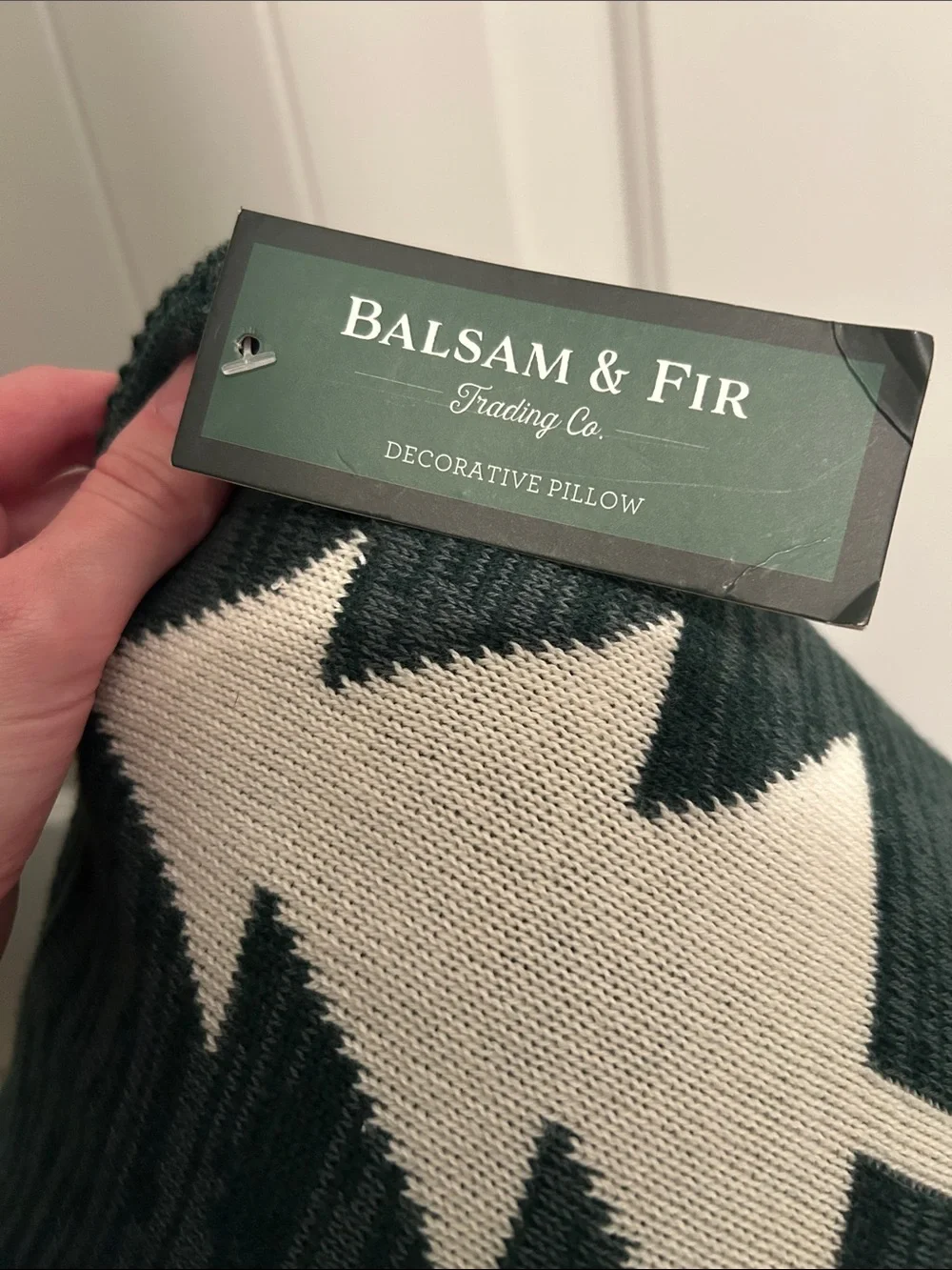 NWT Balsam & Fir Trading Co. Modern Tree Green Pillows! 2 available!